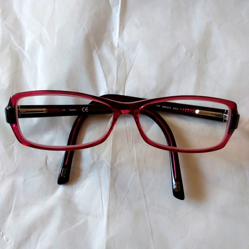 MaxMara pink purple eyeglasses - Picture 7 of 9